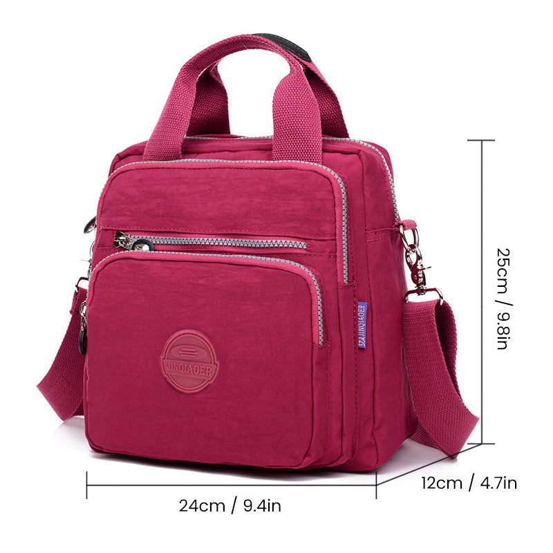Glevato | Women's Water-Resistant 3-Way Crossbody Bag