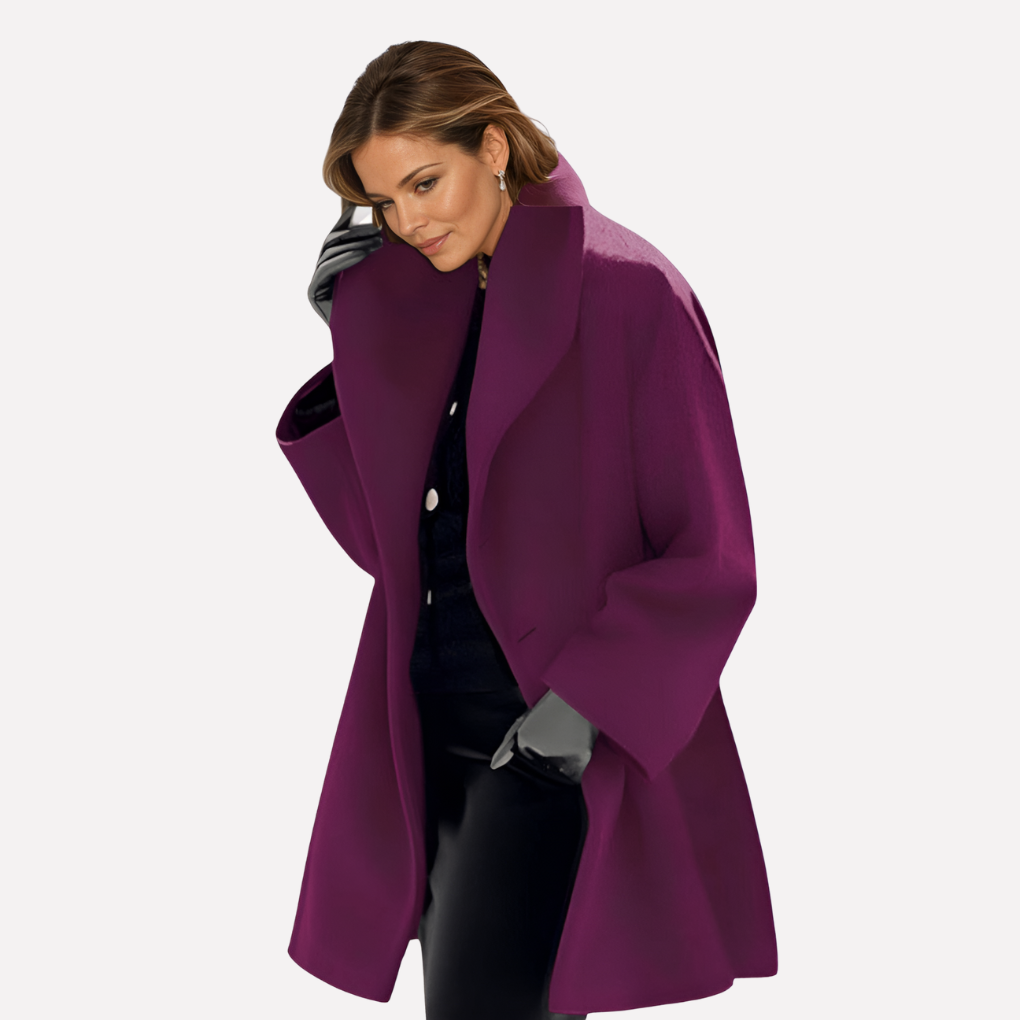 Glevato | Women's Wide Collar Coat