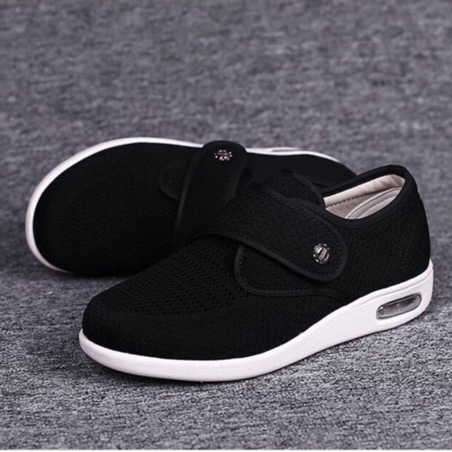 Glevato | Women's Wide Diabetic Comfort Shoes with Hook-and-Loop