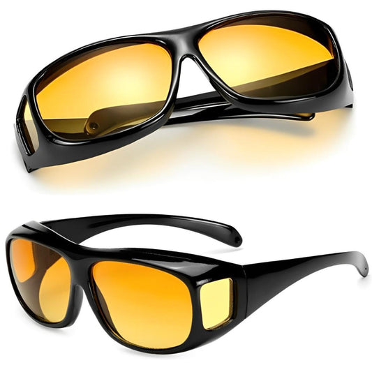 Glevato | Yellow Lens Night Driving Glasses for Reduced Glare