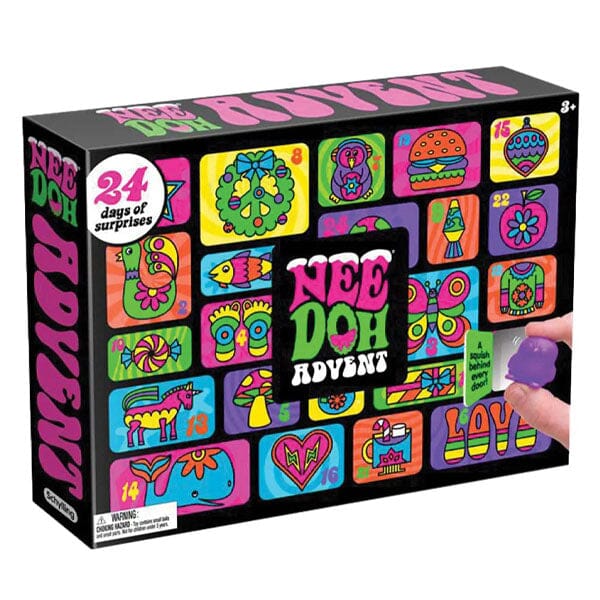 GLOBCOUNT – 2025 Nee-Doh Squishy Advent Calendar with 24 Fidget Surprises