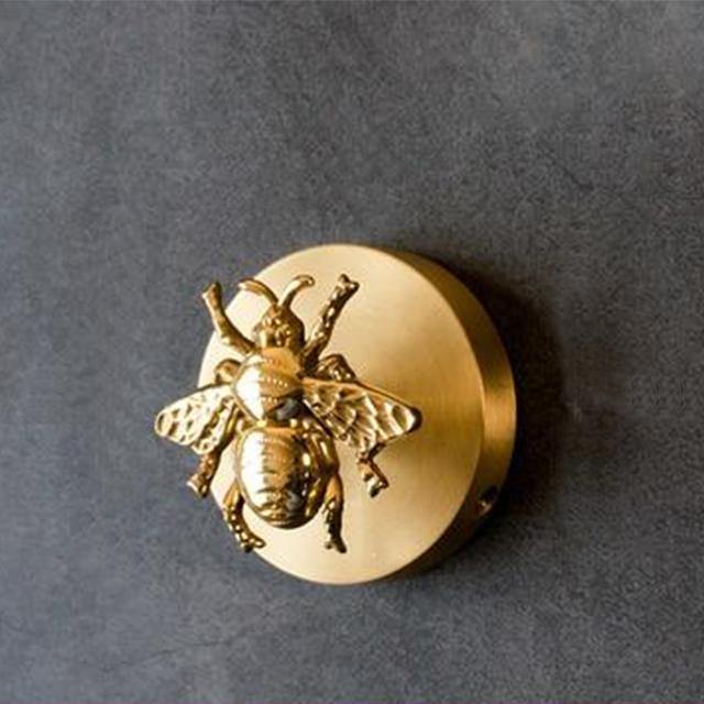 GOLDHORN – Decorative Animal Coat Hook made of Brass with Gold Finish