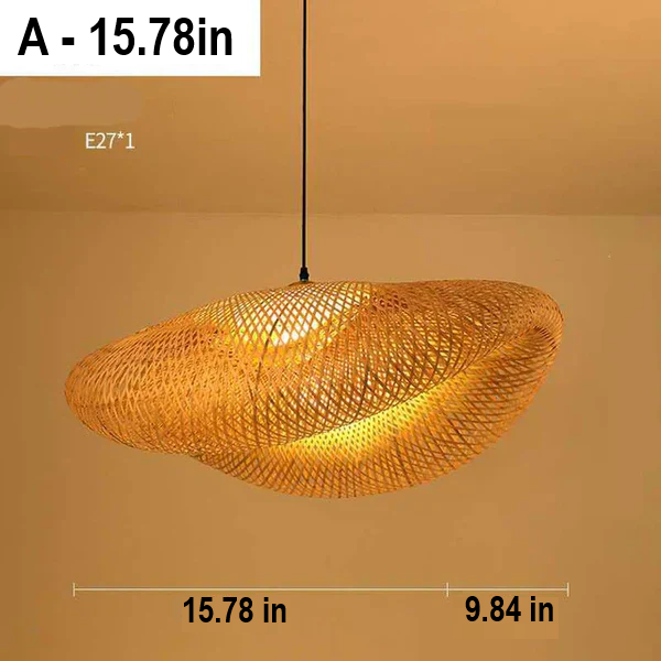 Handmade Rattan Pendant Lamp - RayaLicht