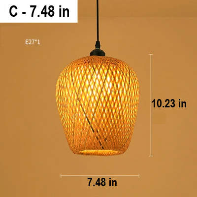 Handmade Rattan Pendant Lamp - RayaLicht