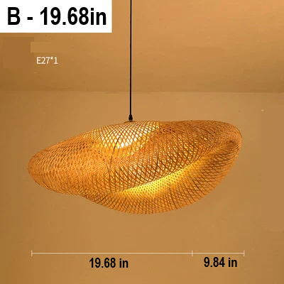 Handmade Rattan Pendant Lamp - RayaLicht