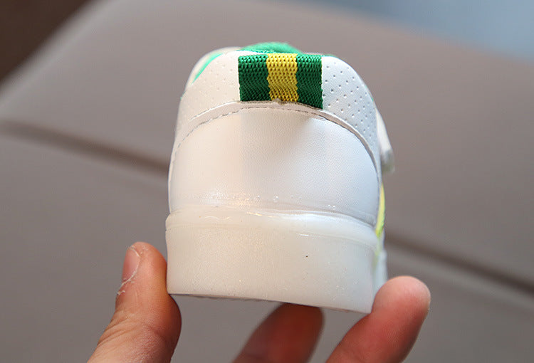 LED Kids Sneakers with Flexible Sole