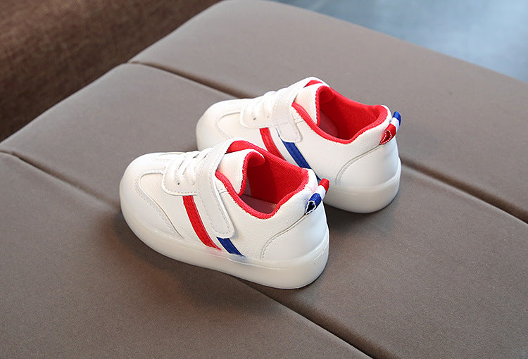 LED Kids Sneakers with Flexible Sole