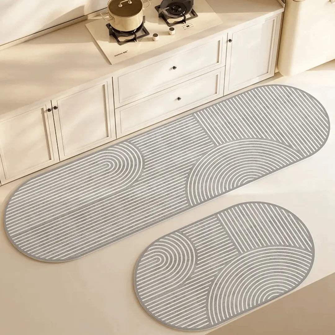 LuxéMat Luxury Kitchen Mat | Absorbent and Quick-Drying Kitchen Mat for Optimal Hygiene