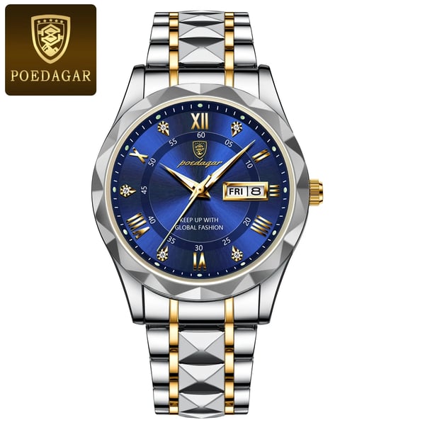 Luxury Waterproof Men's Watch from Premium Brand with Luminous Function