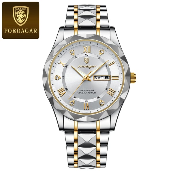 Luxury Waterproof Men's Watch from Premium Brand with Luminous Function
