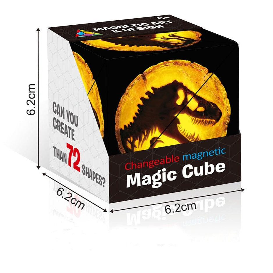 Magical Magnetic Cube 70 Different Shapes Learning Education Kids Toy