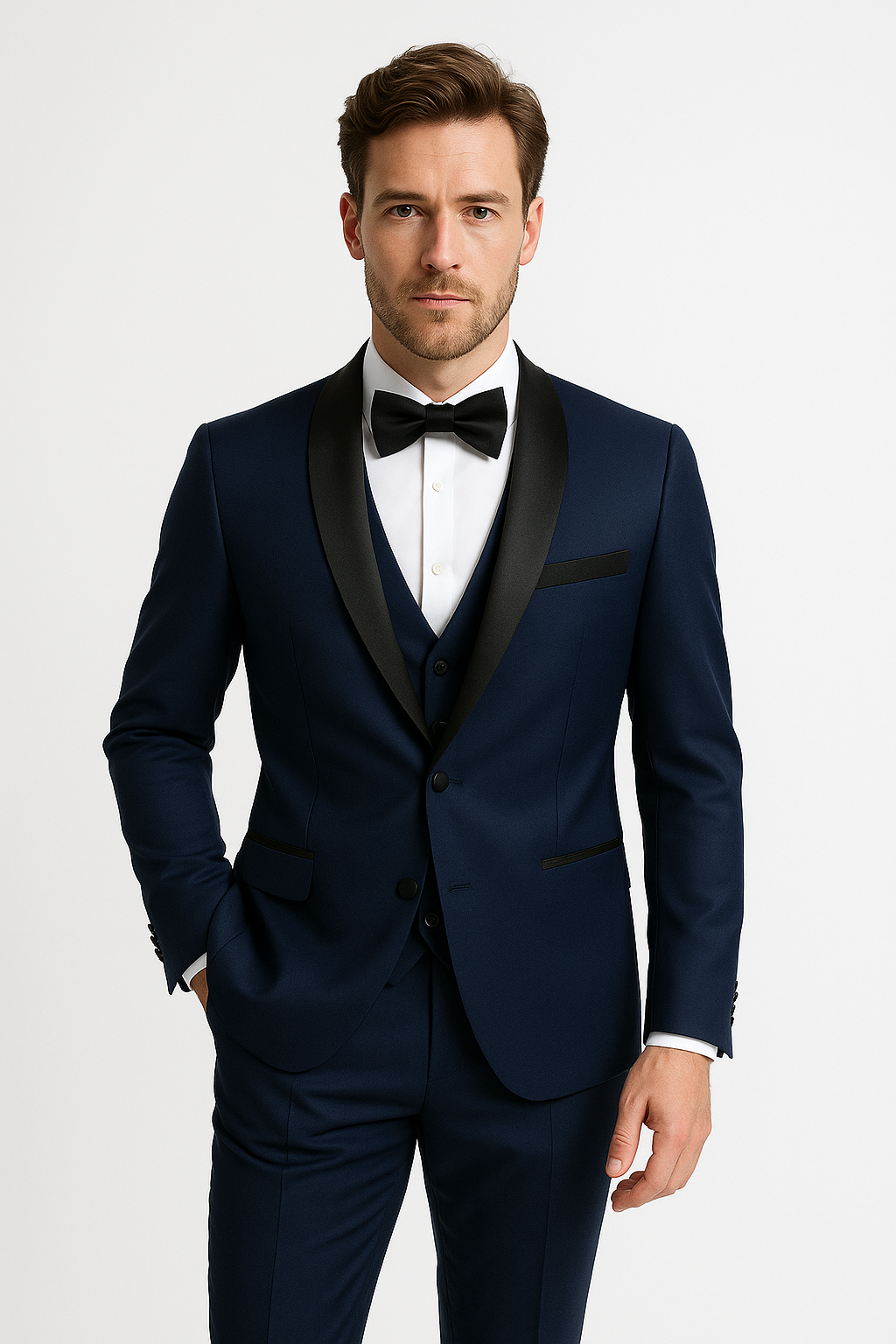 Men's 3-piece slim fit suit | Elegant suit for formal occasions