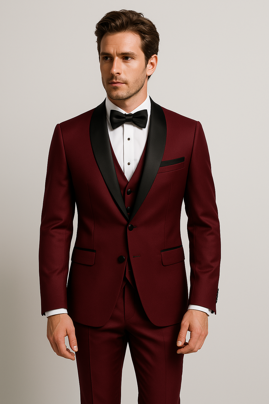 Men's 3-piece slim fit suit | Elegant suit for formal occasions