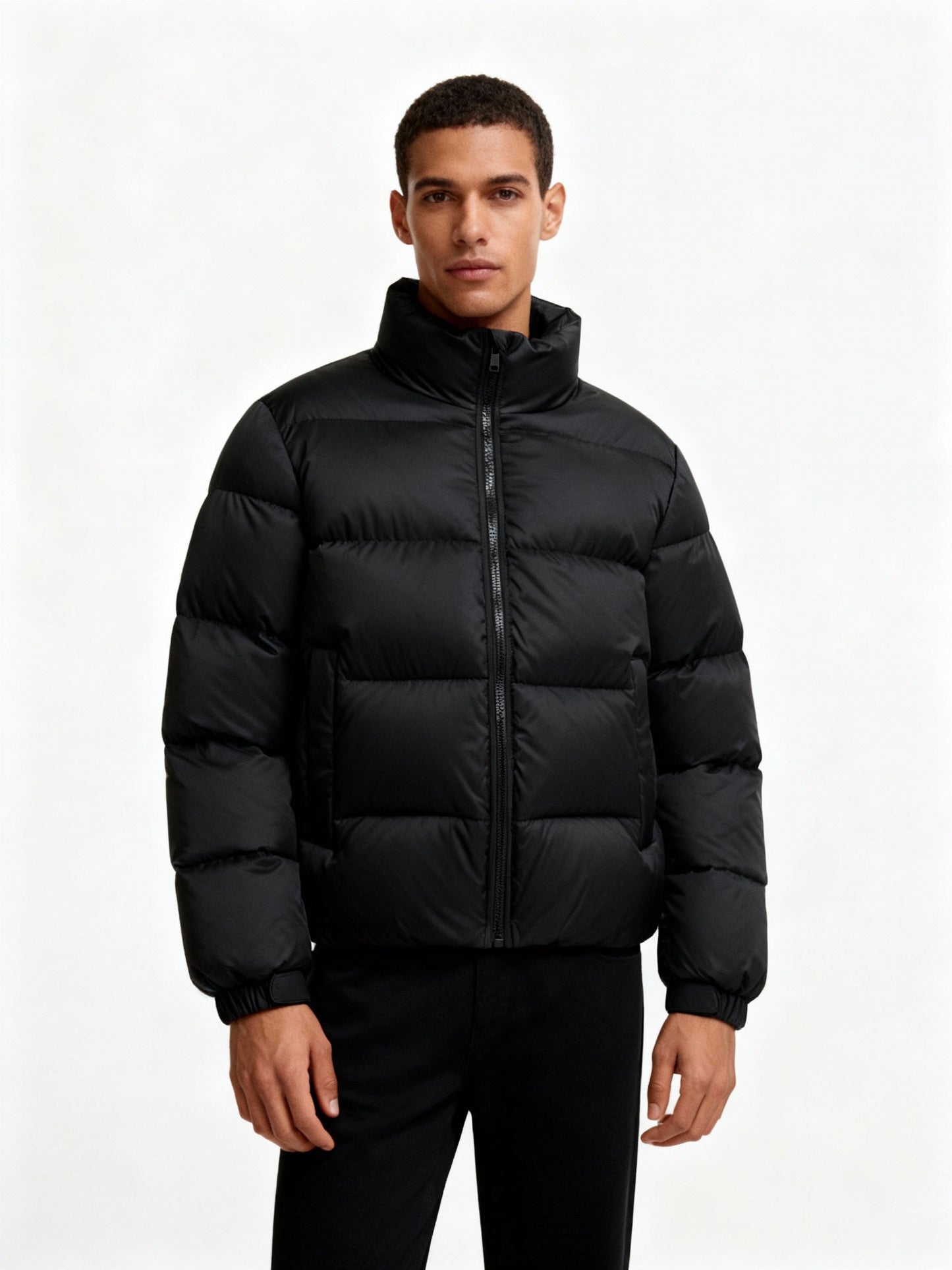 Men's Down Puffer Jacket with Warmth & Hood | Glevato
