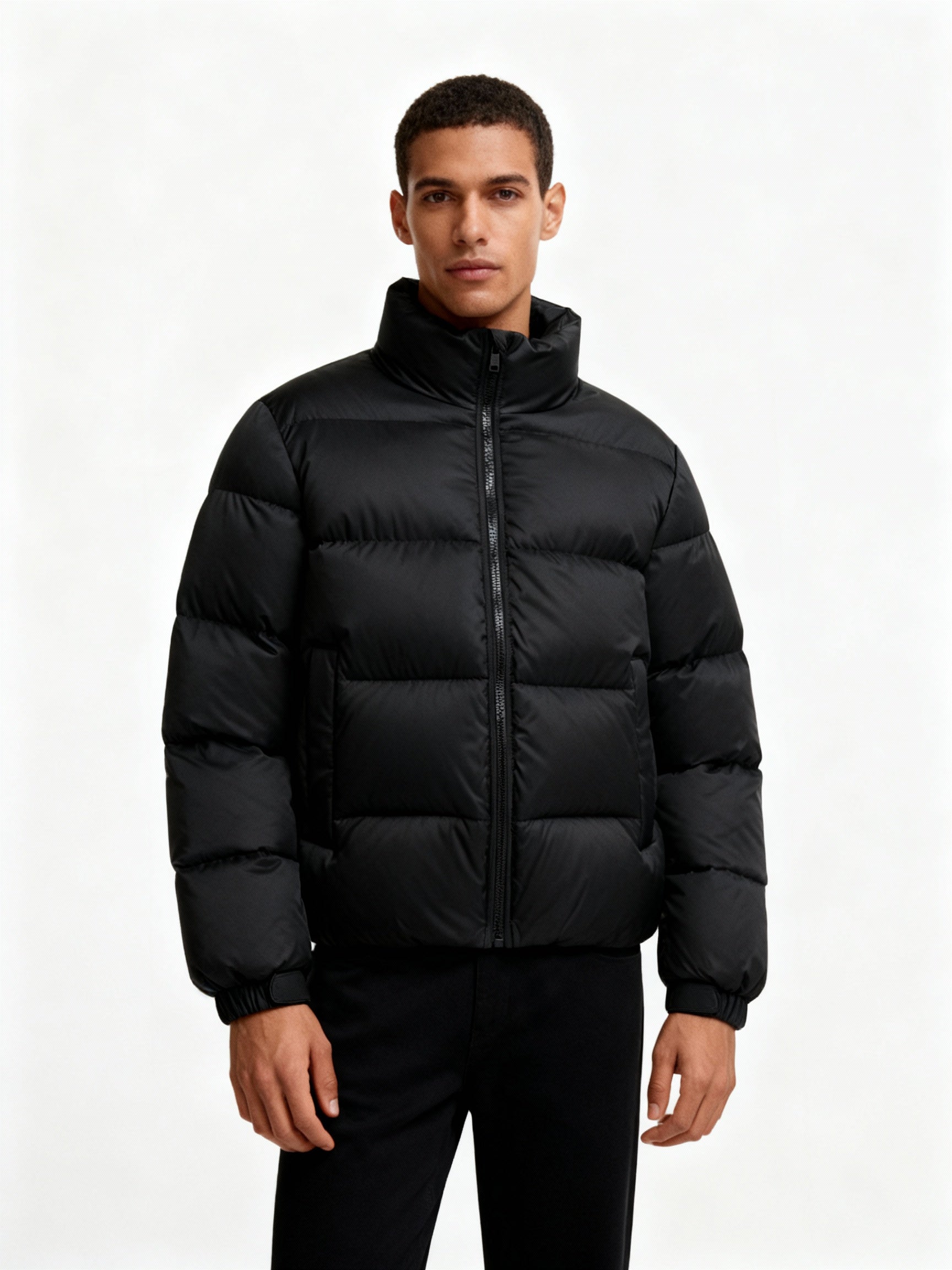 Men's Down Puffer Jacket with Warmth & Hood | Glevato