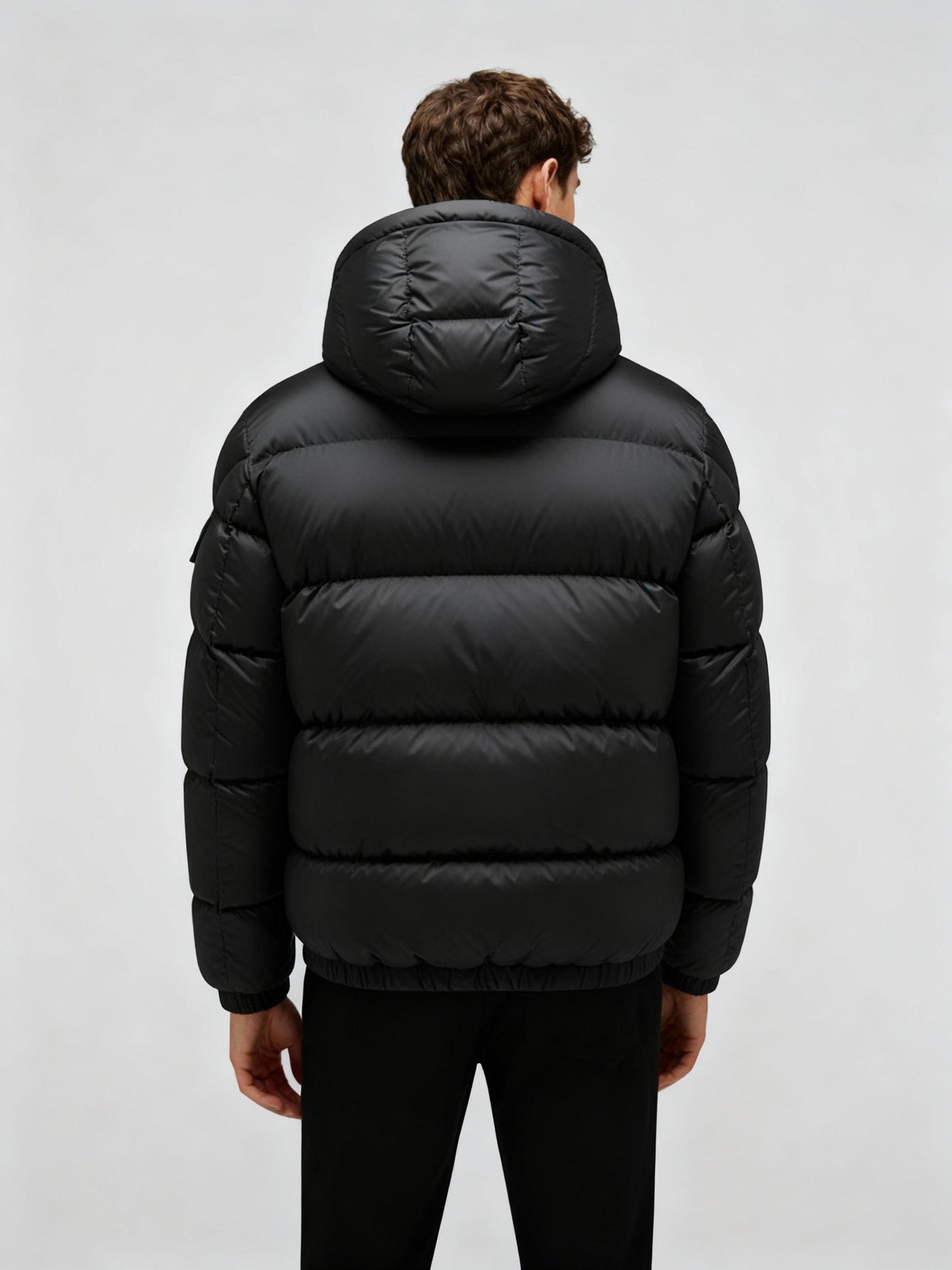 Men's Down Puffer Jacket with Warmth & Hood | Glevato