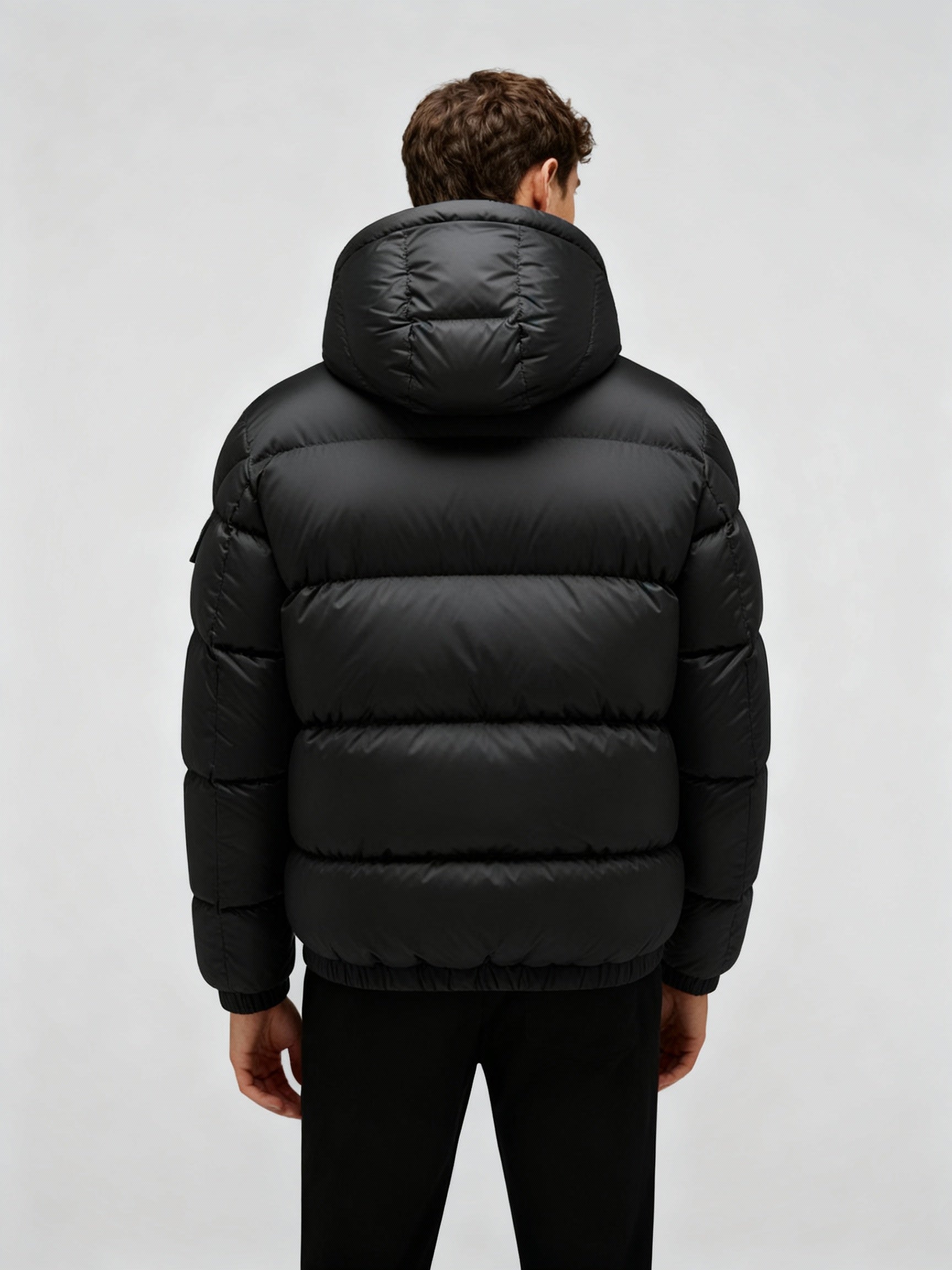 Men's Down Puffer Jacket with Warmth & Hood | Glevato