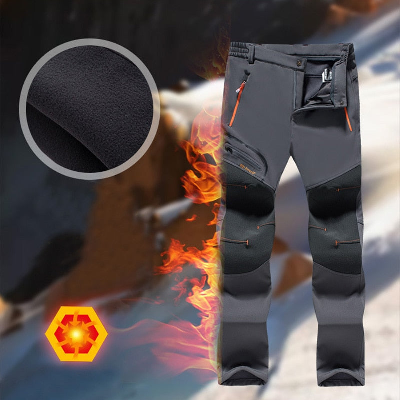 Men's Waterproof and Winter Hard-Wearing Outerwear Set - Jacket and Trousers