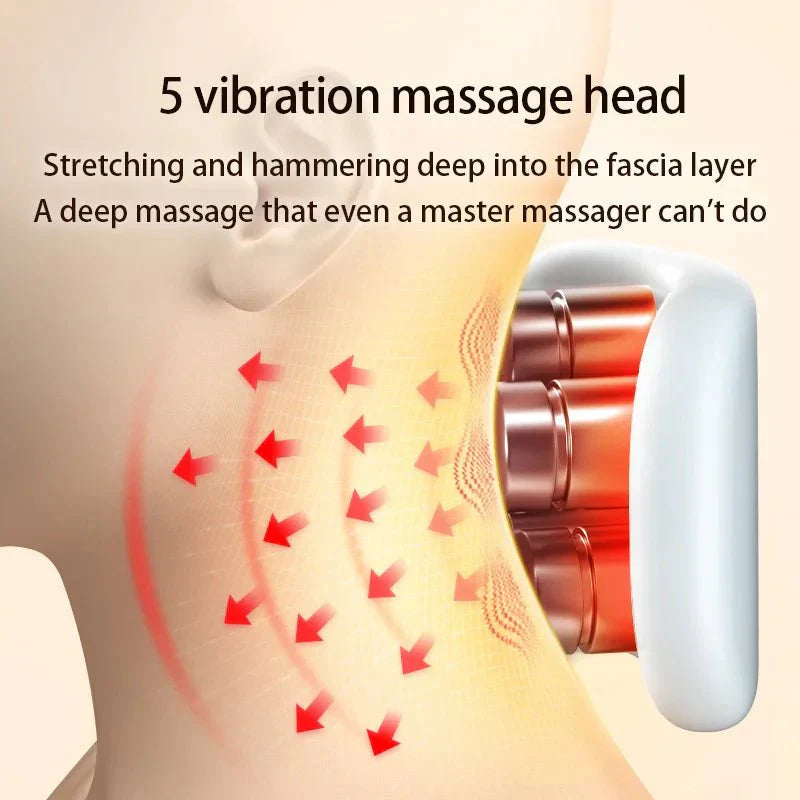 NECKVIBE – Smart Vibration & Heat Neck Device for Deep Relaxation