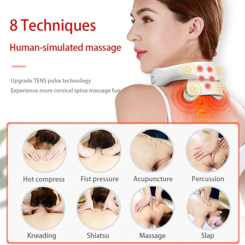 NECKVIBE – Smart Vibration & Heat Neck Device for Deep Relaxation
