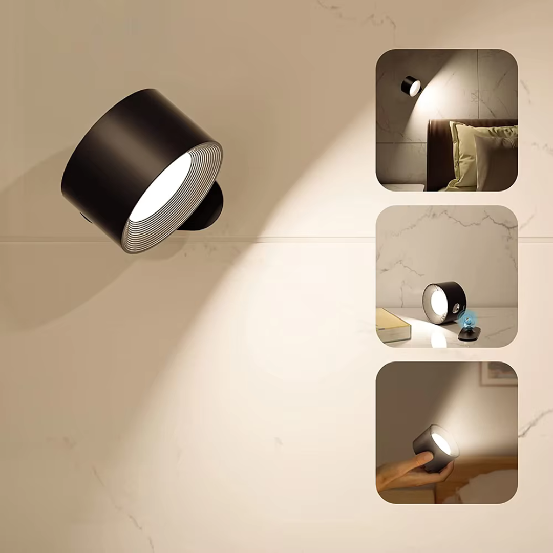 Nordic Light – wireless, rechargeable, and remote-controlled wall lamp in Scandinavian design