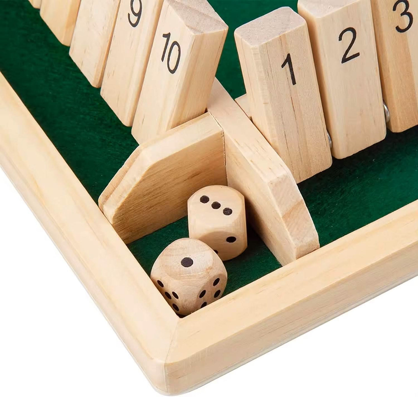NUMBER ADVENTURE – Montessori wooden dice game for number comprehension, logic & concentration