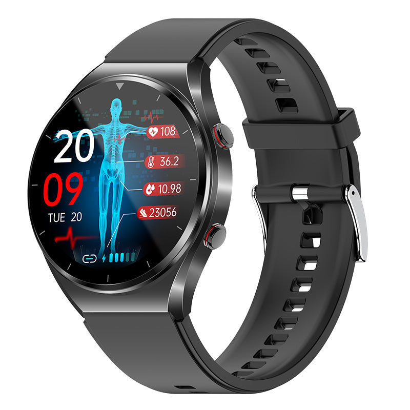 One-Click Blood Sugar | Blood Glucose Blood Pressure ECG | ECG HRV Heart Rate Monitor Health Smart Watch