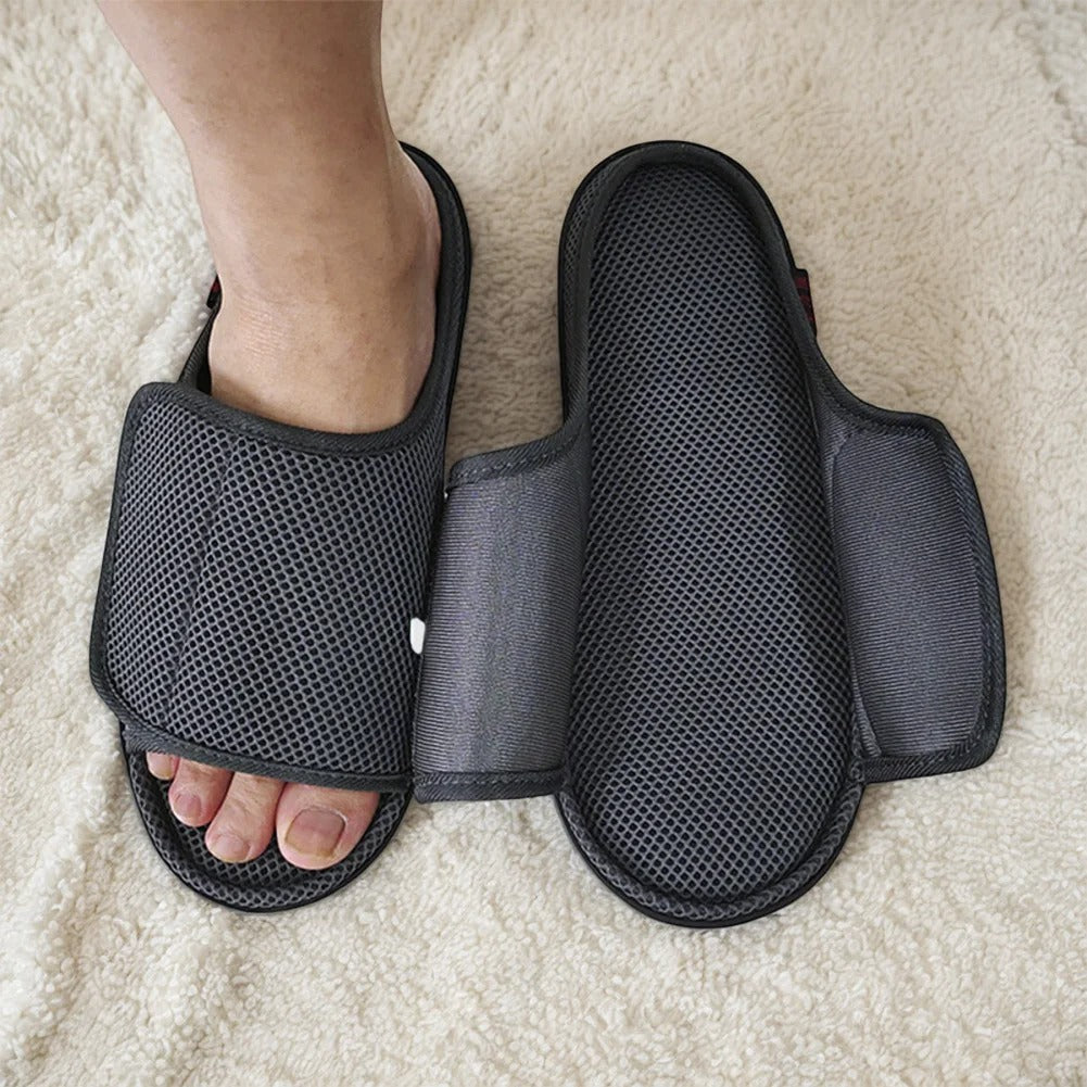 Openable Slippers for Swollen Feet, Diabetic Feet
