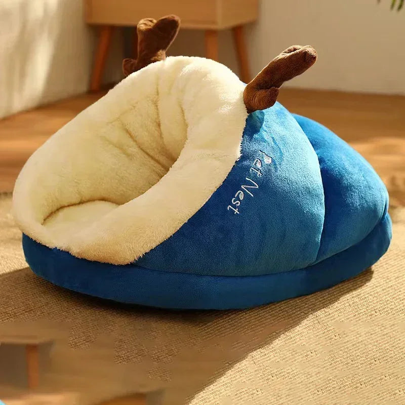 PawPrestige Luxe Folding Dog Bed | Ultimate Comfort and Warmth for Your Dog in Winter