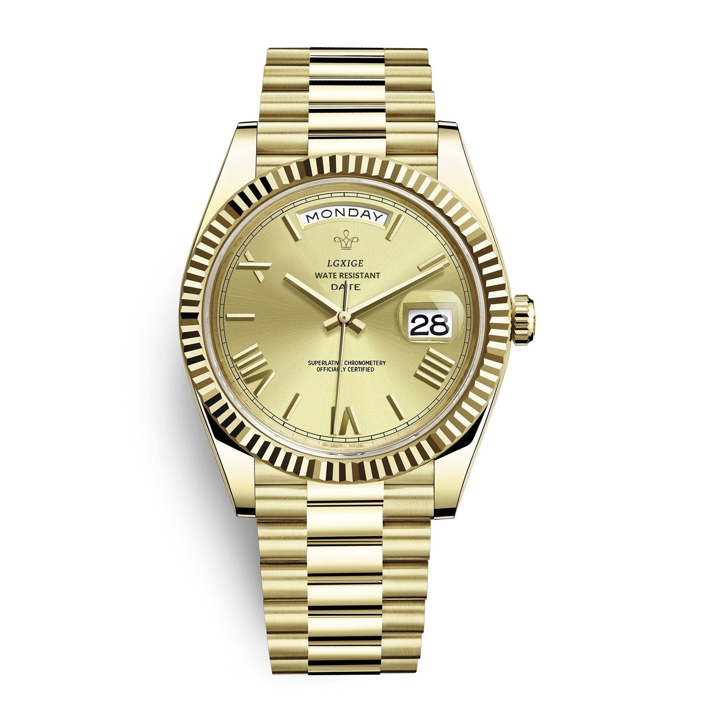 Premium Automatic Watch with Day and Date Function – Solan