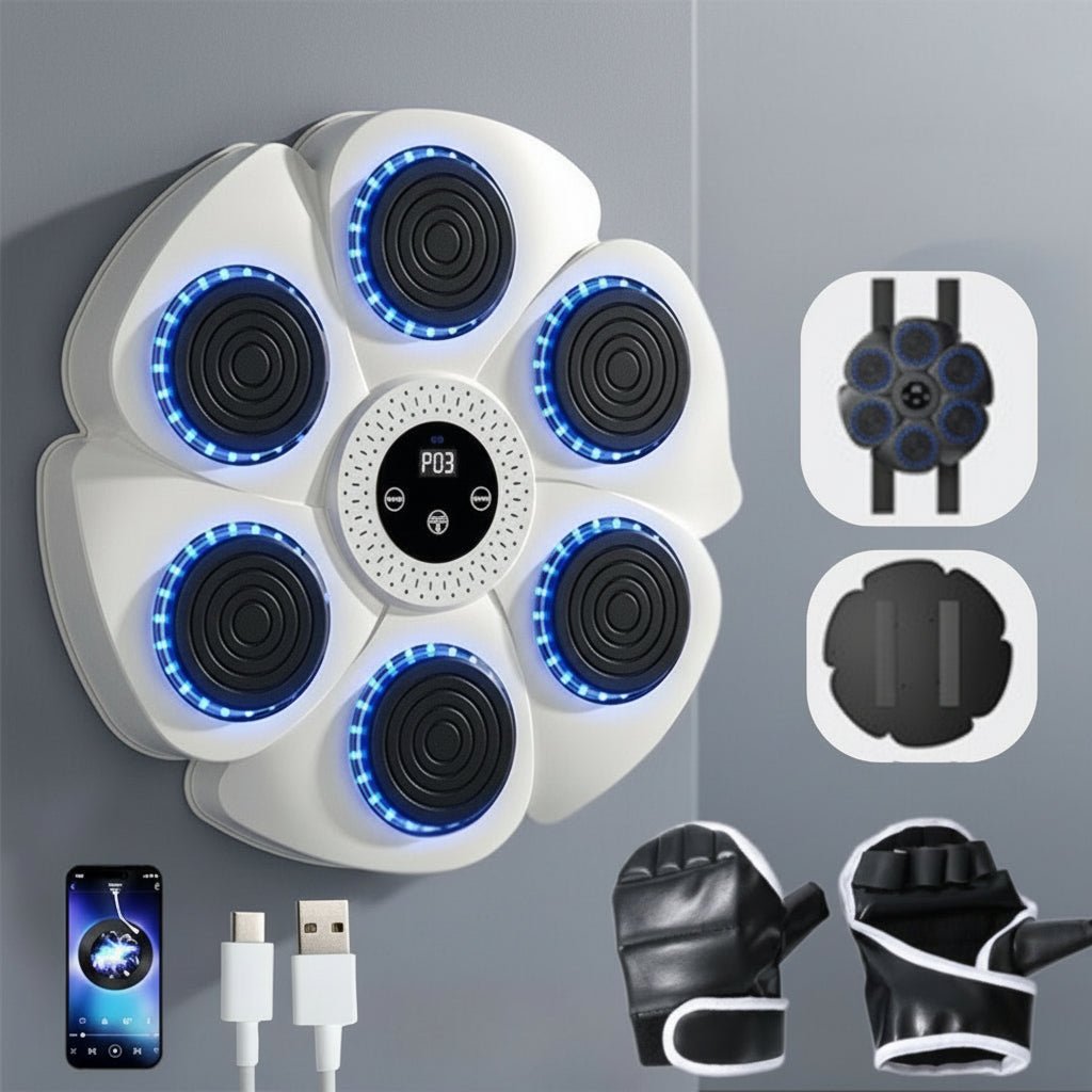 PUNCHBEAT – Intelligent Boxing Machine with Bluetooth Music and RGB Lighting