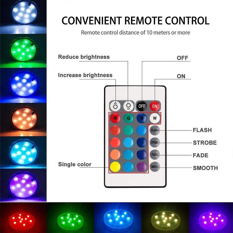 Remote Control Waterproof Magnet Suction LED Light | Glevato