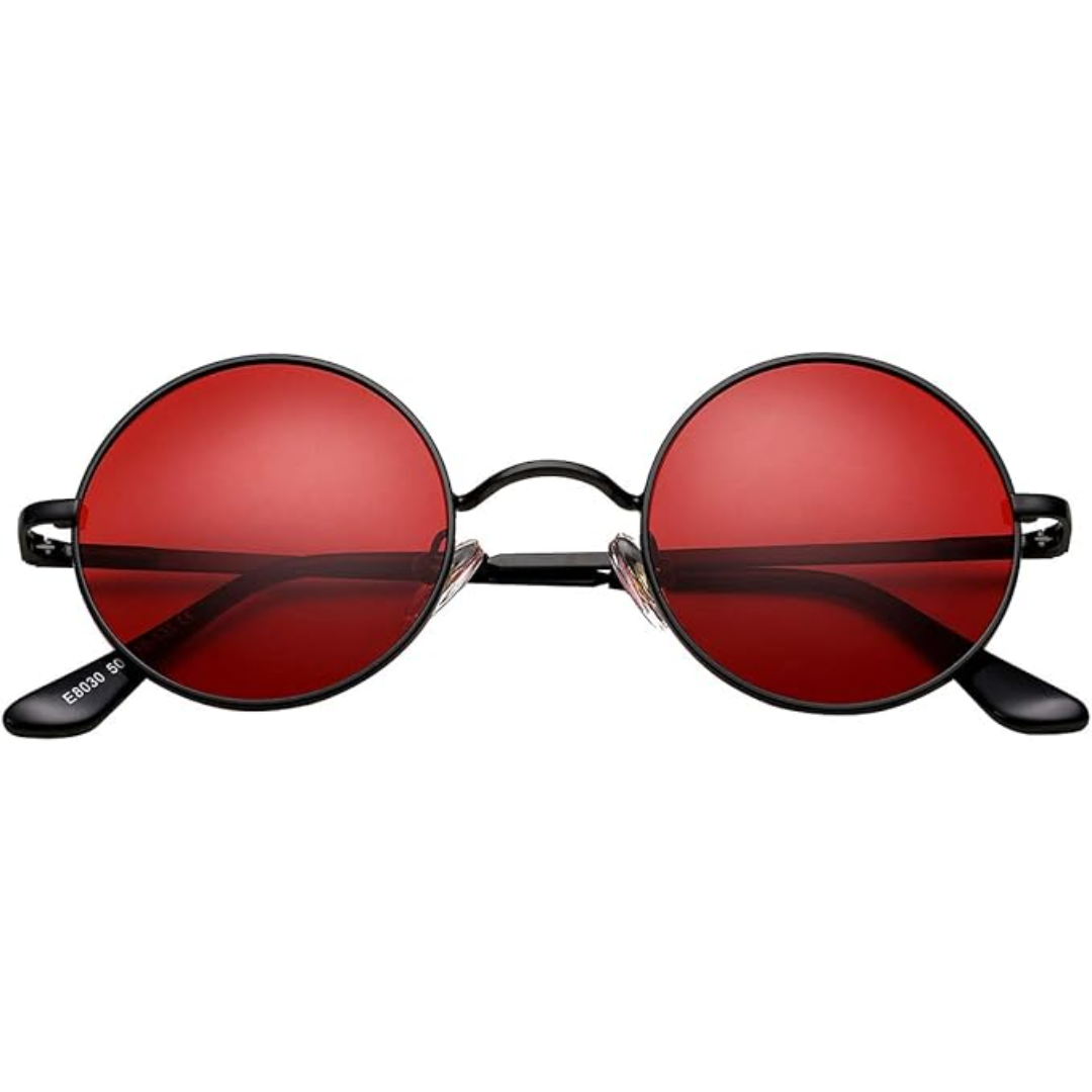 Retro Round Polarized Sunglasses - Lenno