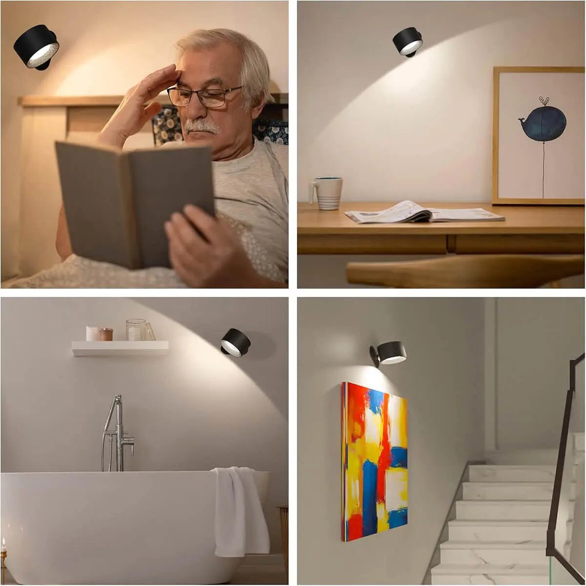 SCANDIGLOW – Wireless Nordic Wall Light with Remote Control
