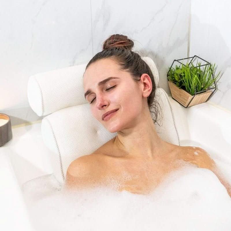 SERENILUX – Ergonomic Bath Pillow for Neck & Head Support in the Bathtub