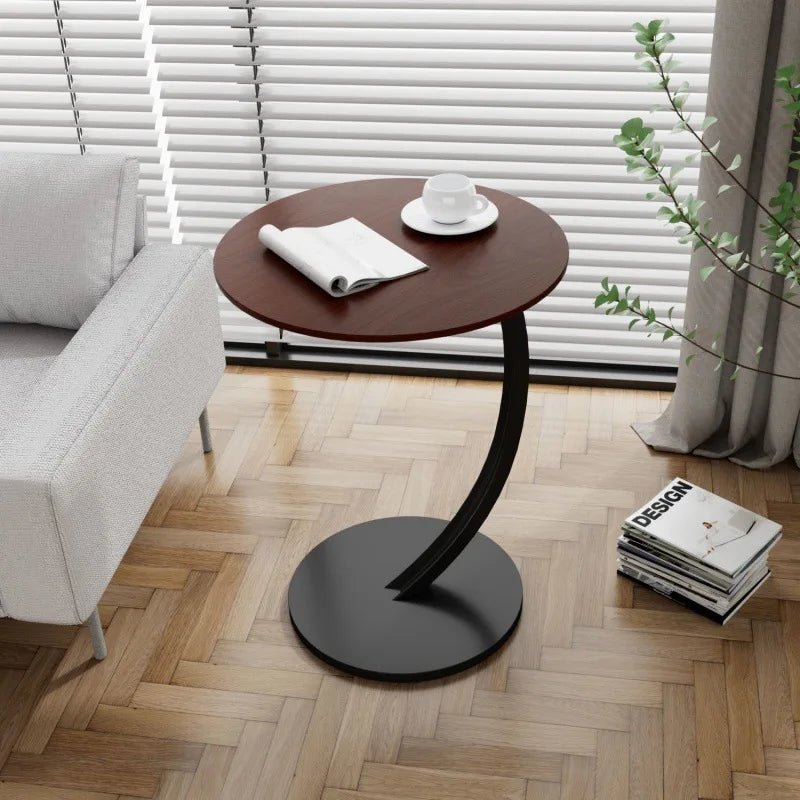 SMALLIX – Compact, Reinforced Round Side Table for Modern Living in Small Spaces