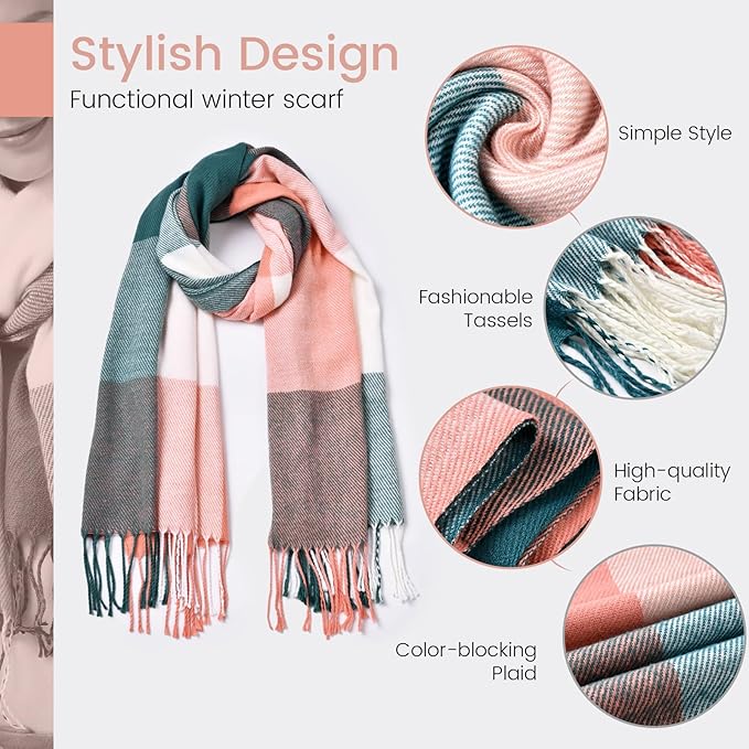 Soft Cashmere Winter Scarf - Martha