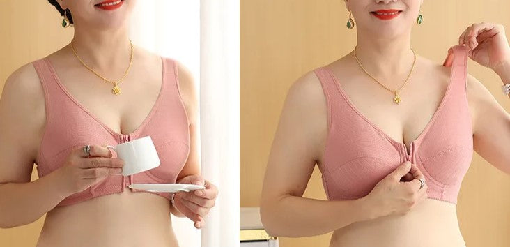 Soft vest-style bra in plus sizes