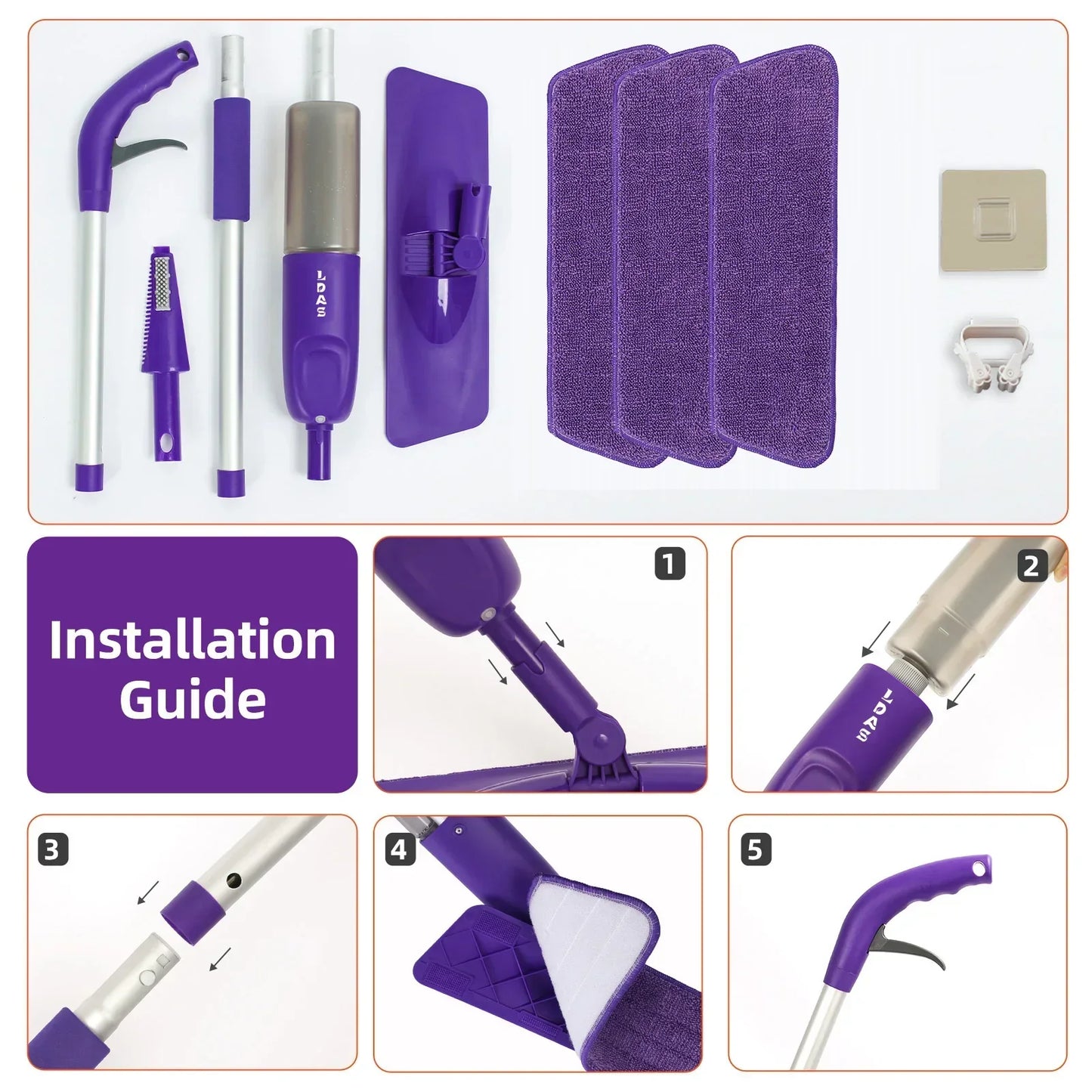 Spray Mop for the Kitchen (Tile and Wood)