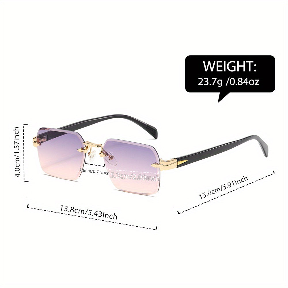Square Rimless Glasses for Men – Elegance and Comfort in One