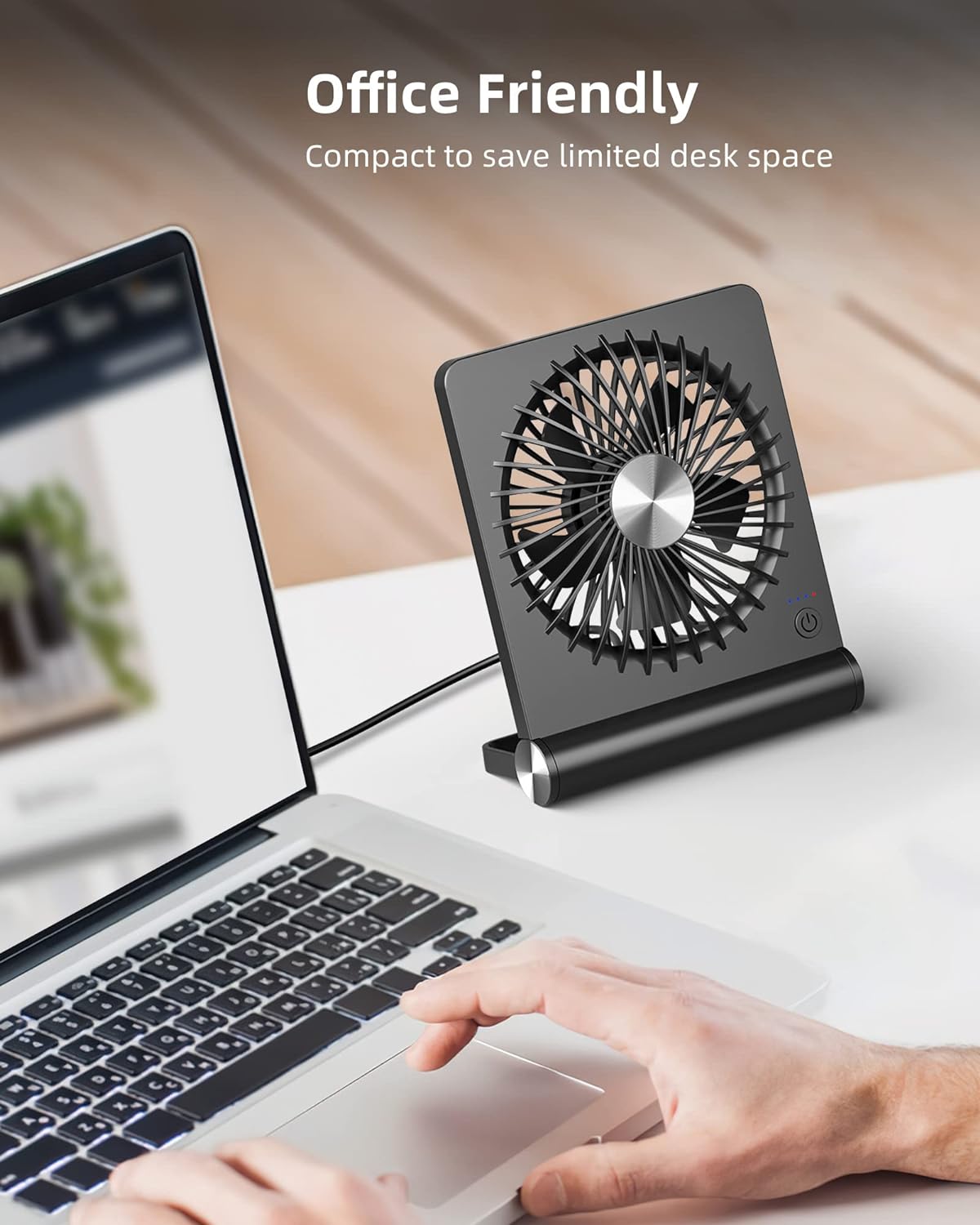 Starker Wind Ultra Quiet Small Table Fan