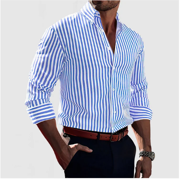 Striped Cotton Shirt - Timothy Autumn Edition