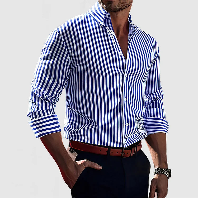 Striped Cotton Shirt - Timothy Autumn Edition