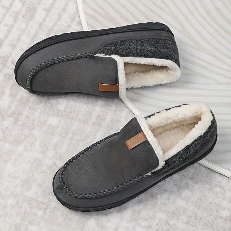 TERRAWOOL – Warm Men's Slip-On Shoes Made of Man-Made Wool