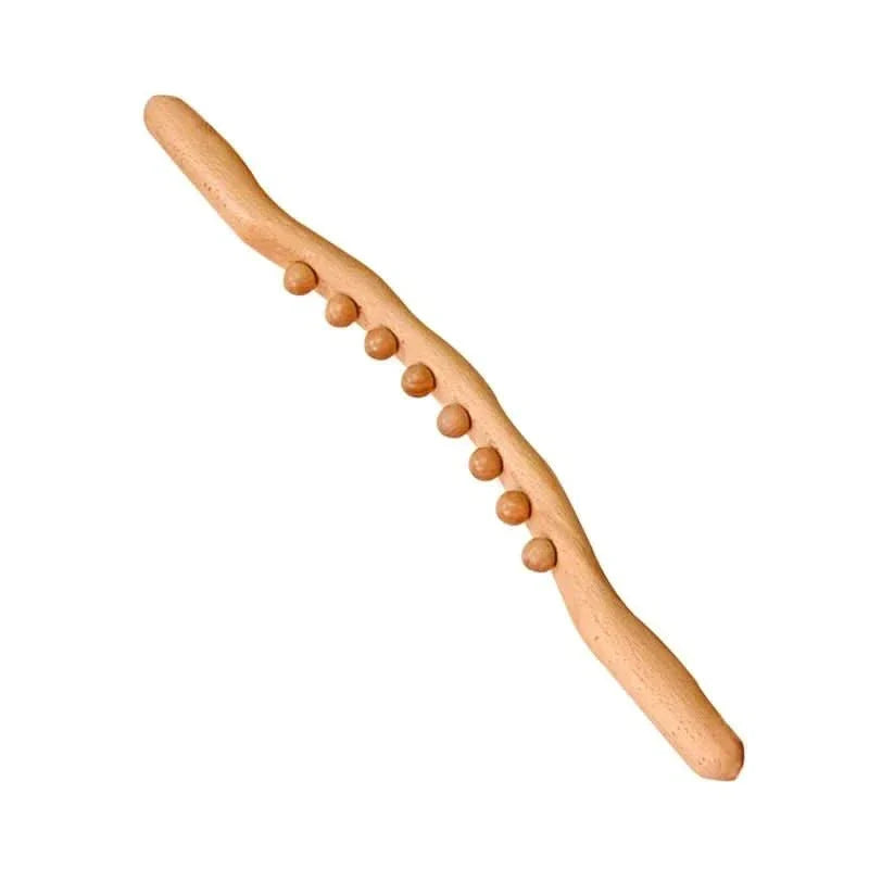 THERAWOOD – Luxury Gua Sha Massage Stick made of Wood | Promotes Blood Circulation & Muscle Relaxation
