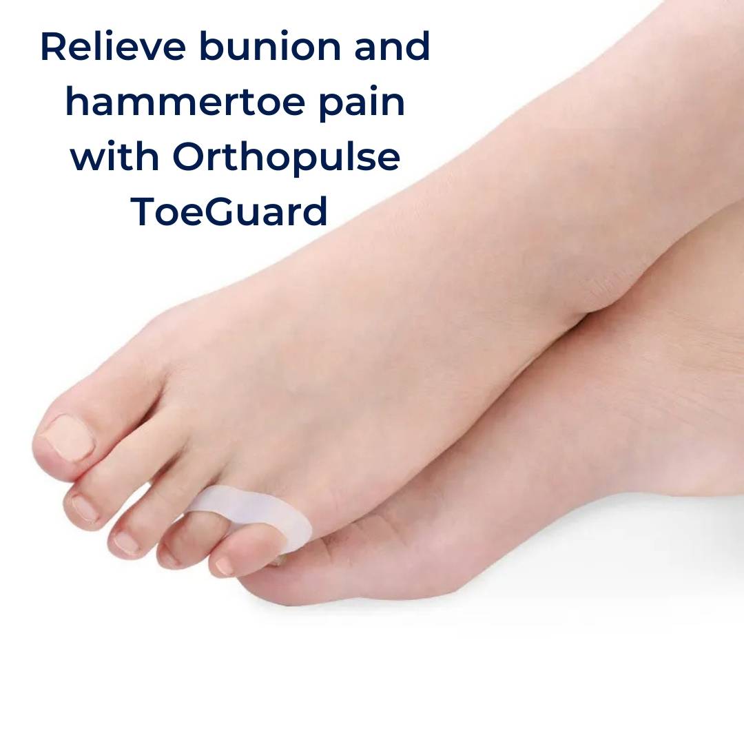 ToeGuard Orthopedic Toe Spacers | Bunionette Corrector - Little Toe Straightener - for Bunions - Hammertoe and Toe Alignment Glevato