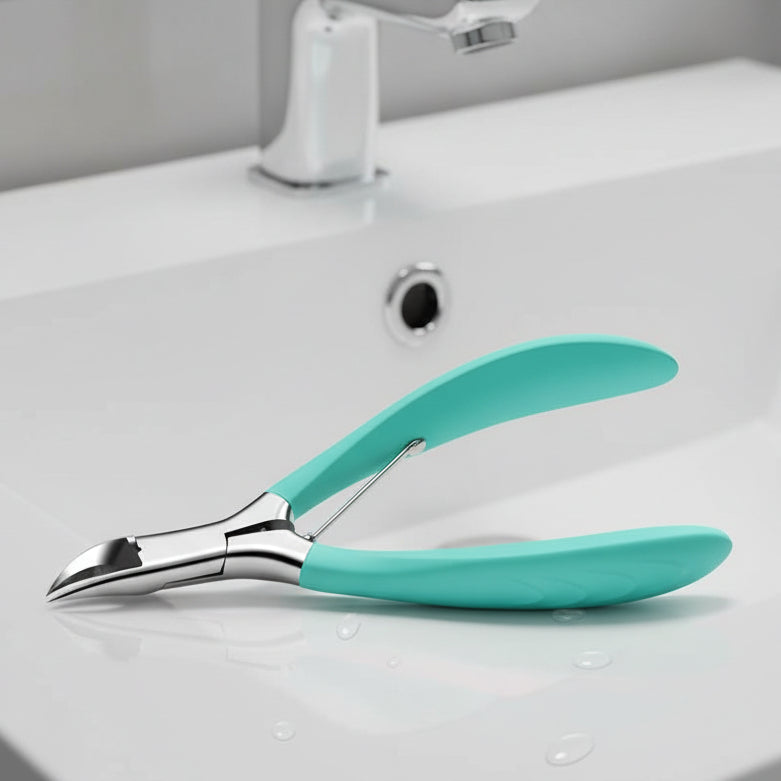 TOENAIL CLIPPER - Ergonomic stainless steel toenail clipper for precise and safe cutting of thick nails in seniors' daily life