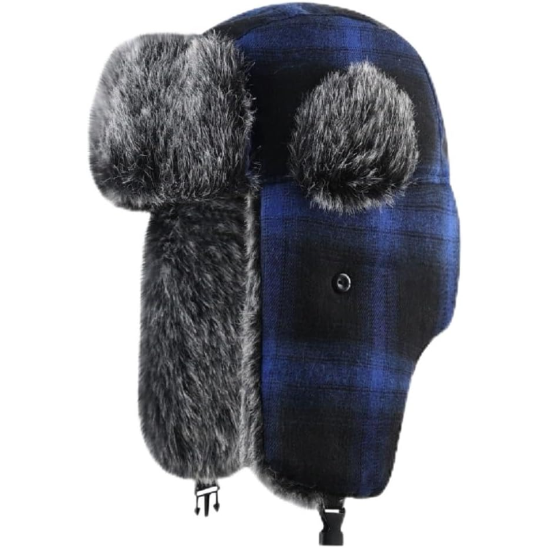 Trapper Winter Hat with Fur Lining - Sasha