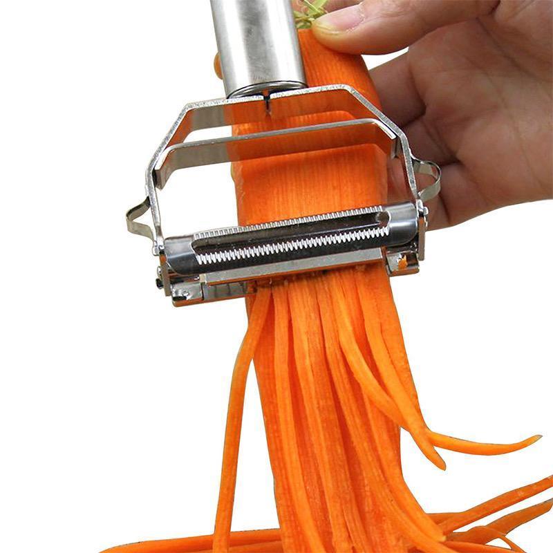 Ultra-Sharp Stainless Steel Multifunction Vegetable Peeler & Julienne Cutter