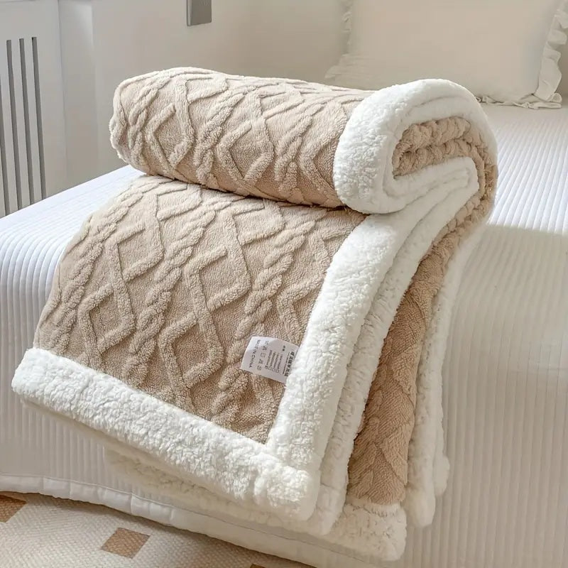 Ultra Soft Sherpa Blanket – Cozy, Warm, and Stylish Comfort